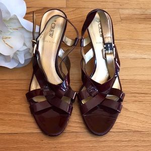 J CREW Strap Sandel Heels